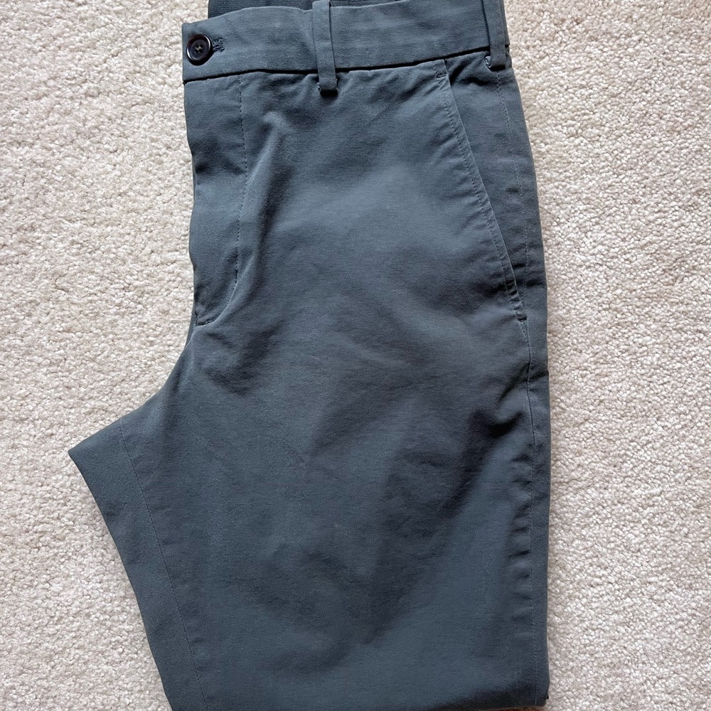 Uniqlo Ankle Length Pants in Sage Green